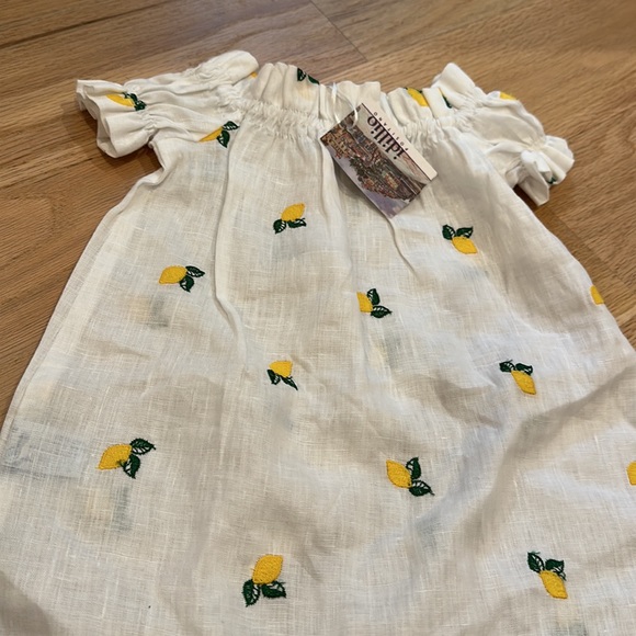 NEW with tags (From Italy!!) Lemon Dress size XS (12-18 months) - Picture 2 of 12